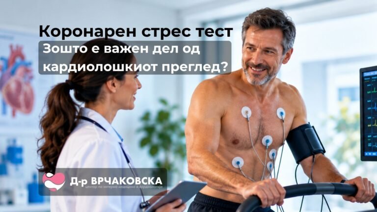 Коронарен стрес тест – зошто е важен дел од кардиолошкиот преглед?
